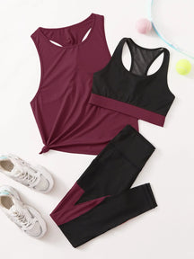 Conjunto Academia 3 Peças Marcela