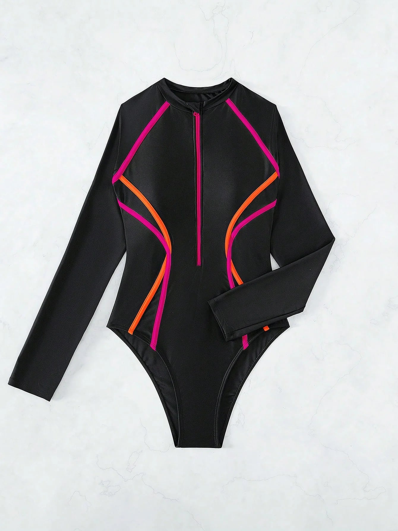 Maiô Zíper Frontal Binding