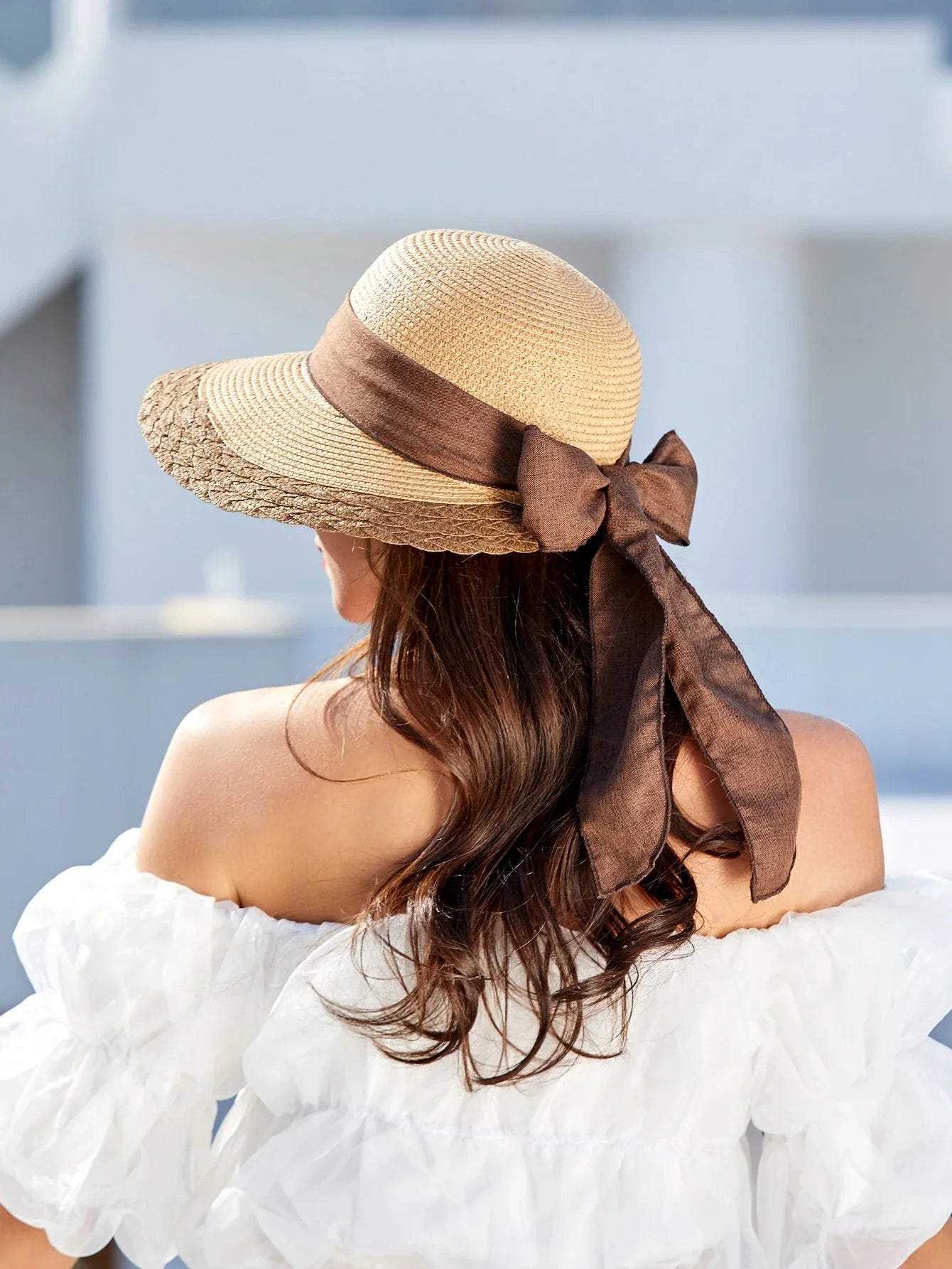 Chapéu de Palha com Laço