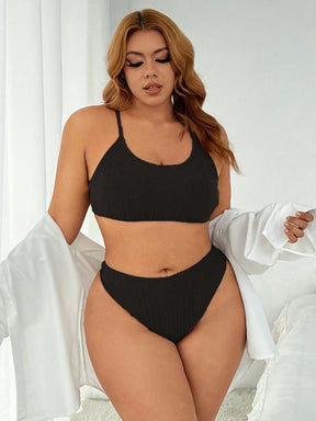 Biquíni Plus Size Canelado Fio