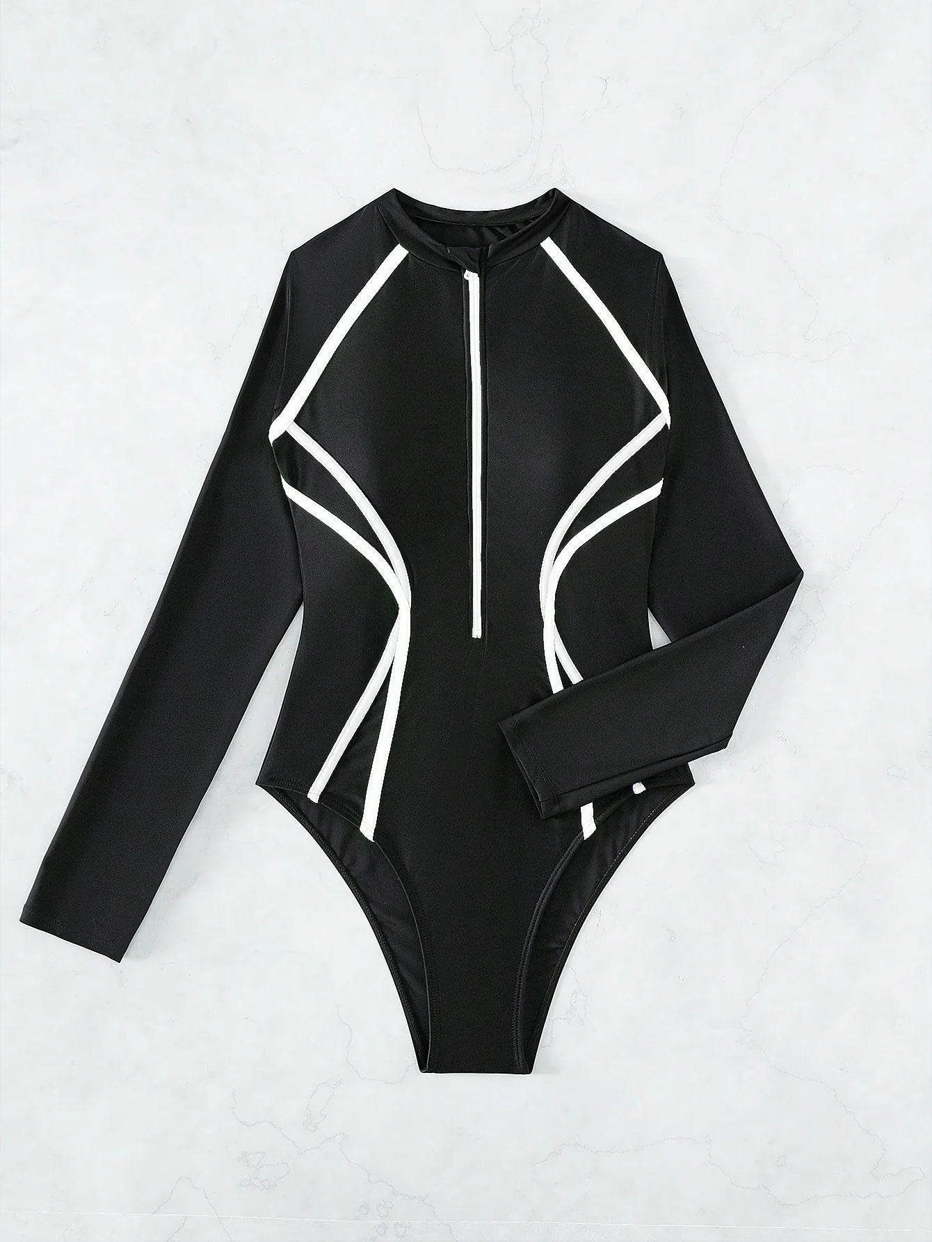 Maiô Zíper Frontal Binding