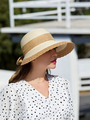 Chapéu de Palha com Laço