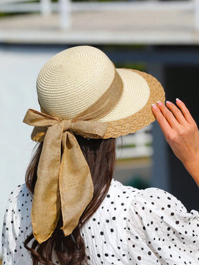 Chapéu de Palha com Laço