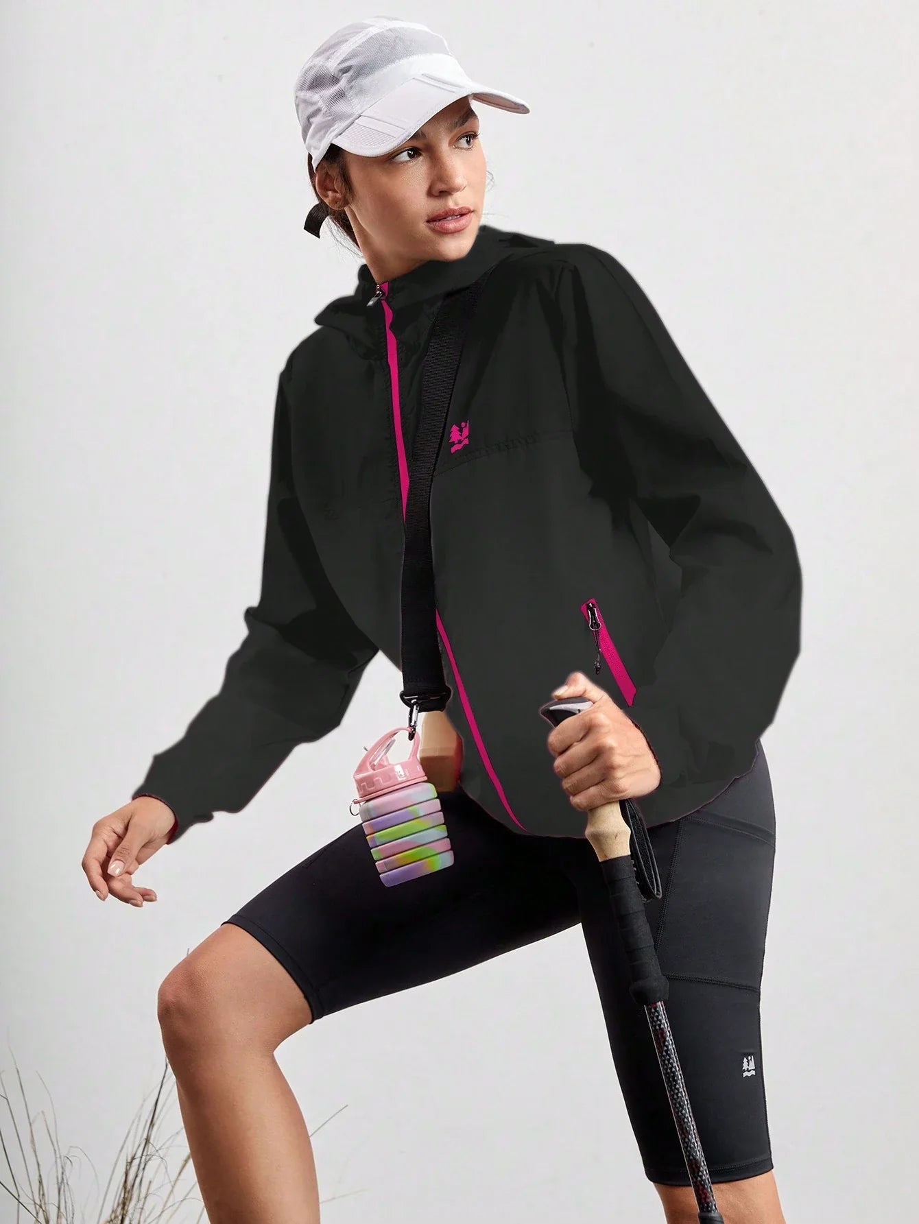 Corta-Vento Casual Com Capuz Julia