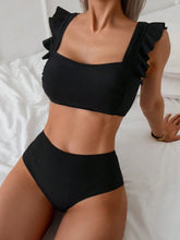 Biquíni Gola Quadrada Franzida