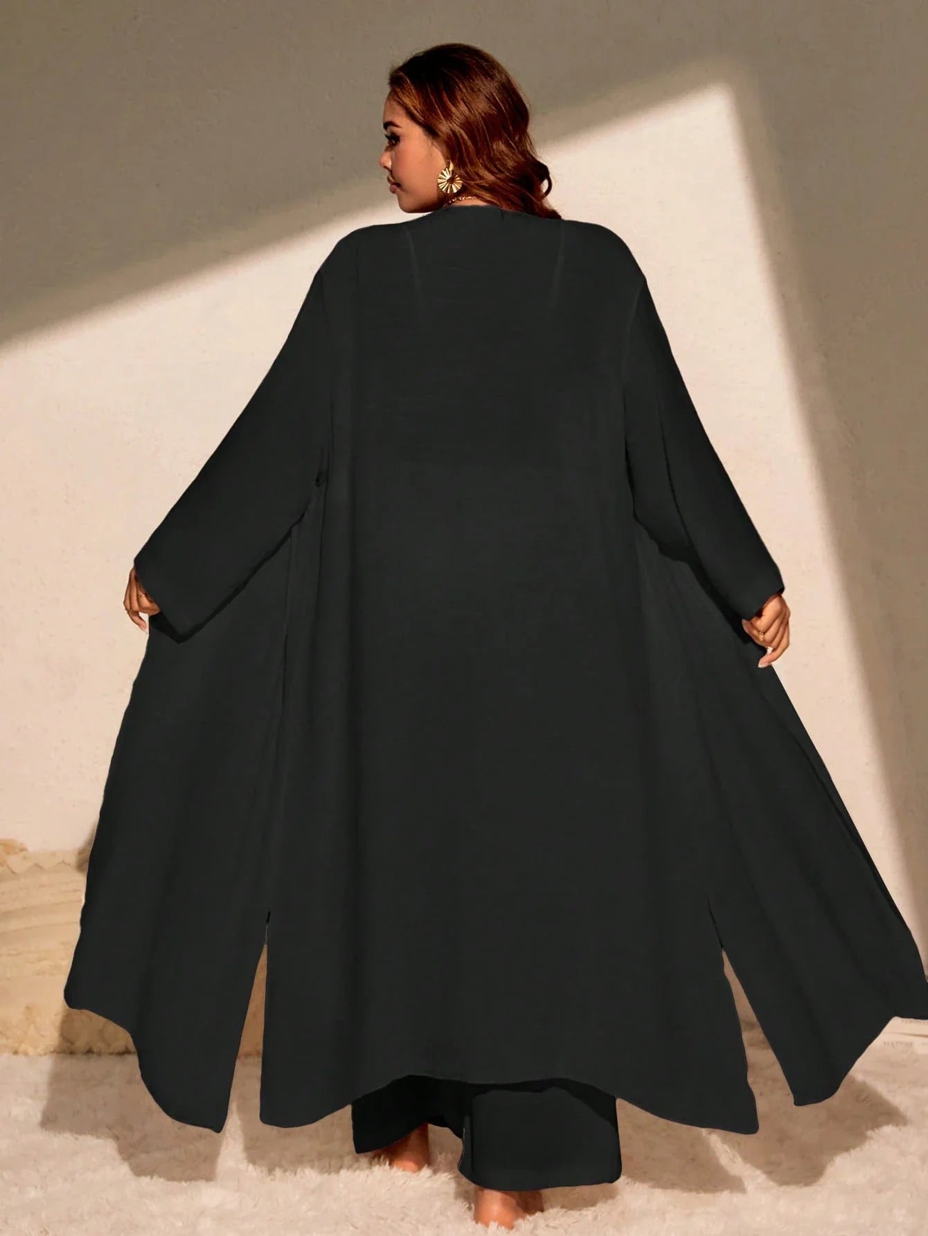 Saída 2 Peças Plus Size Casual