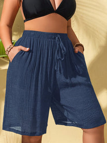 Shorts de Praia com Cordão