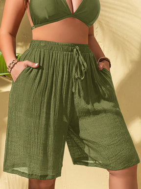 Shorts de Praia com Cordão