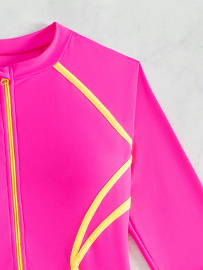 Maiô Zíper Frontal Binding