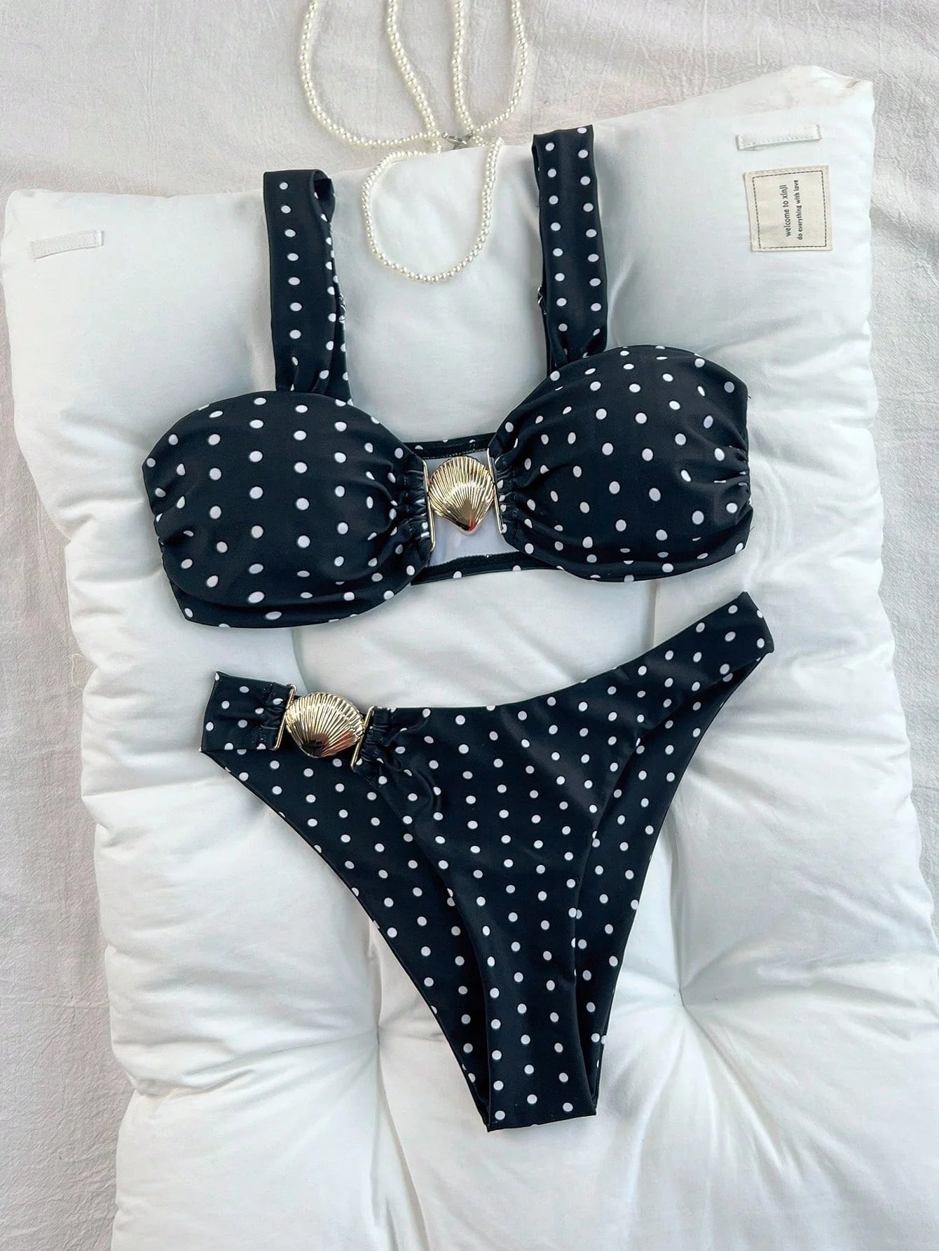 Biquíni Poá com Fivela