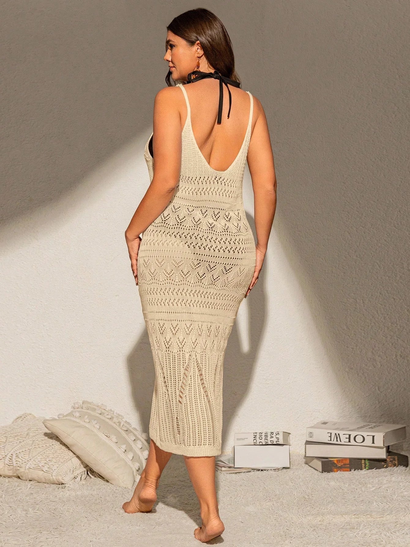 Saída de Praia Plus Size Minimalista