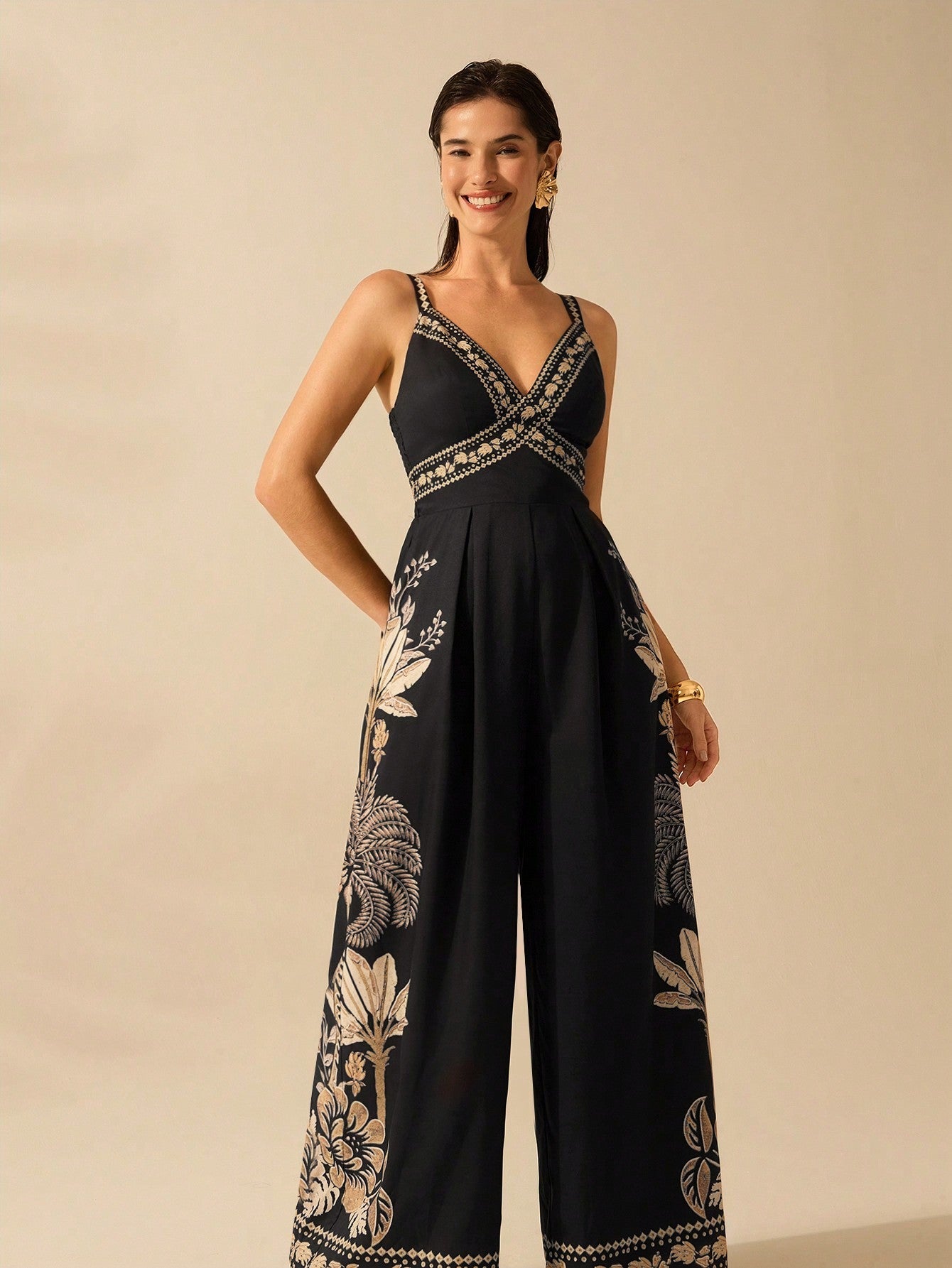 Macacão Longo Elegante