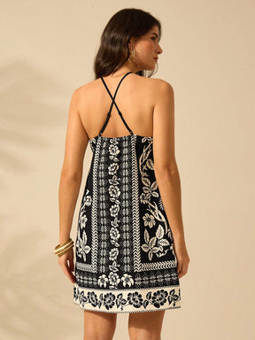 Vestido Curto Boho de Verão