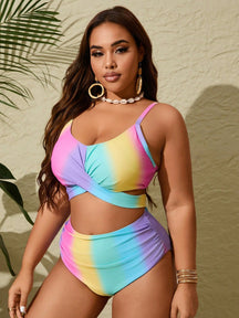 Maiô Plus Size Candy Wave