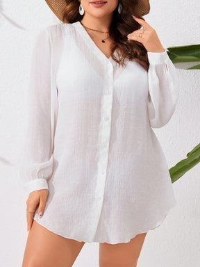 Saída de Praia Plus Size Meredith