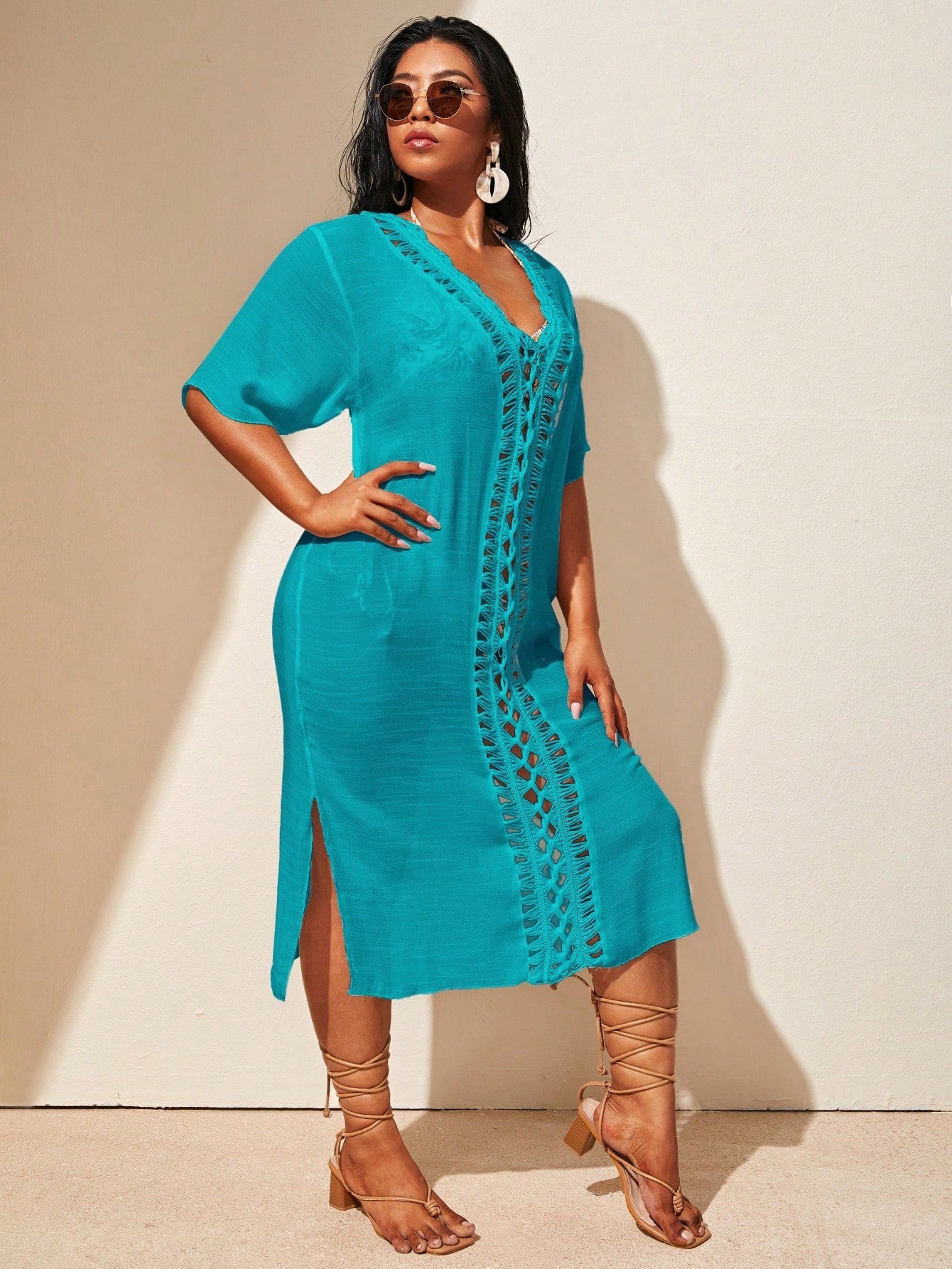 Saída de Praia Plus Size Anastasia