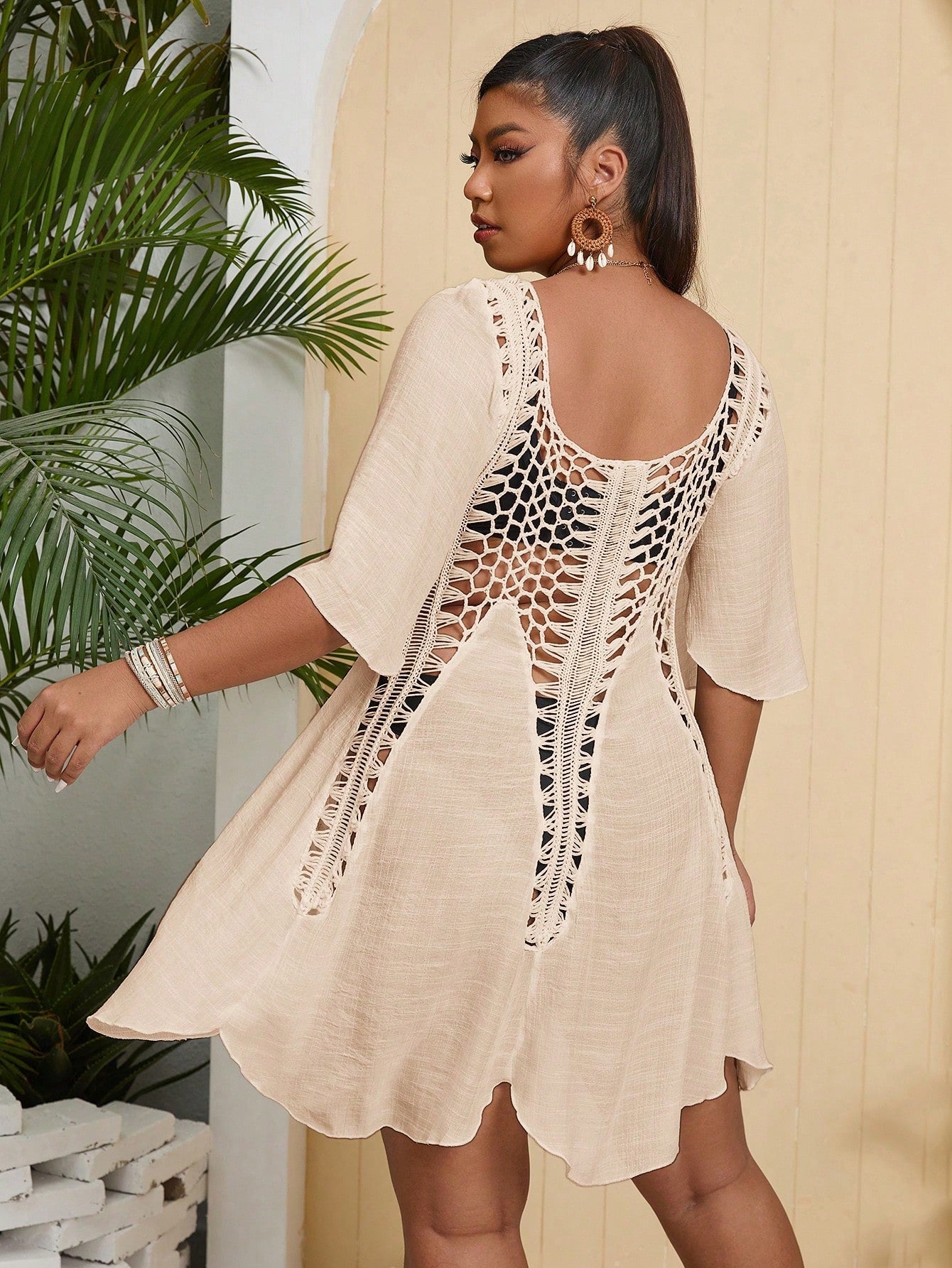 Saída de Praia Plus Size Sabine