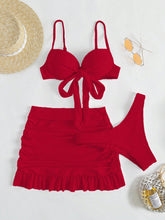 Conjunto Biquíni 3 Peças Liz Vermelho M