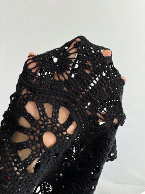 Regata Floral Em Crochê