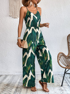 Macacão Verde Folhas