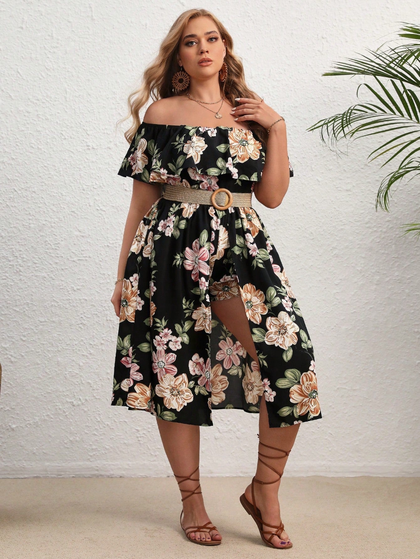 Macacão Pluz Size Estação das Flores