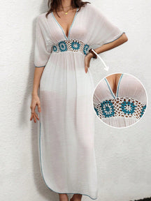 Saída de Praia - Vestido Cobridor de Crochê