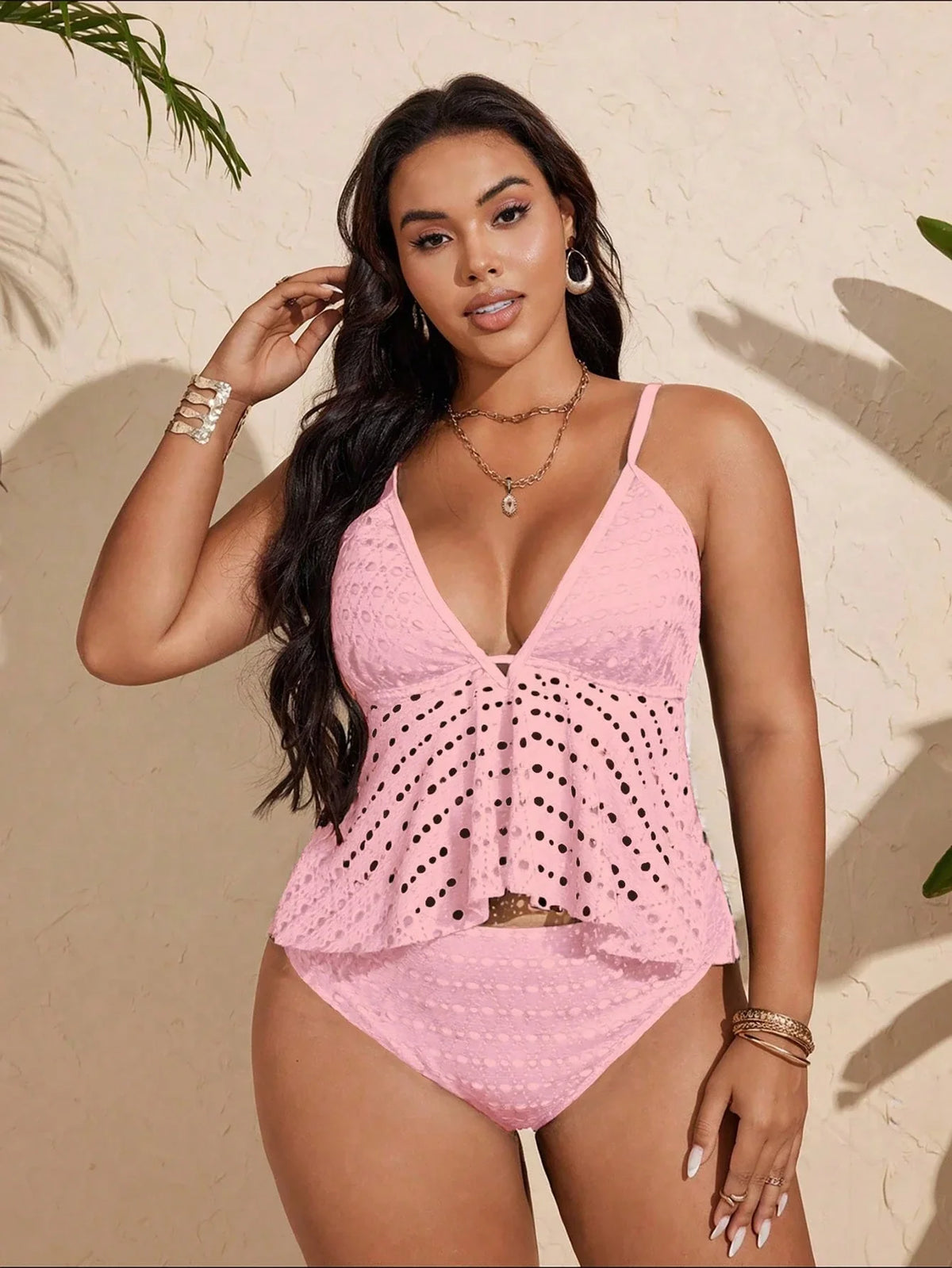 Tankini Plus Size Black