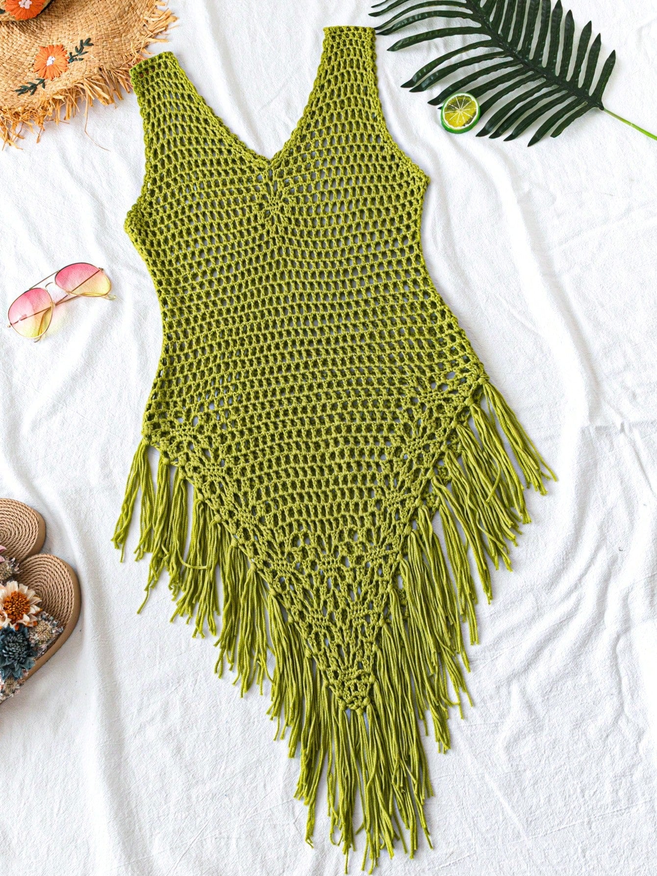 Saída de Praia Em Crochê Lavinia